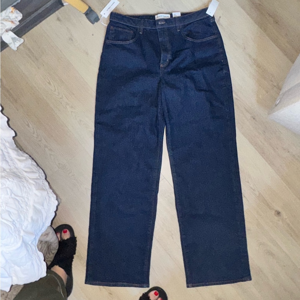 Denim Forum Dark Blue Flare Jeans